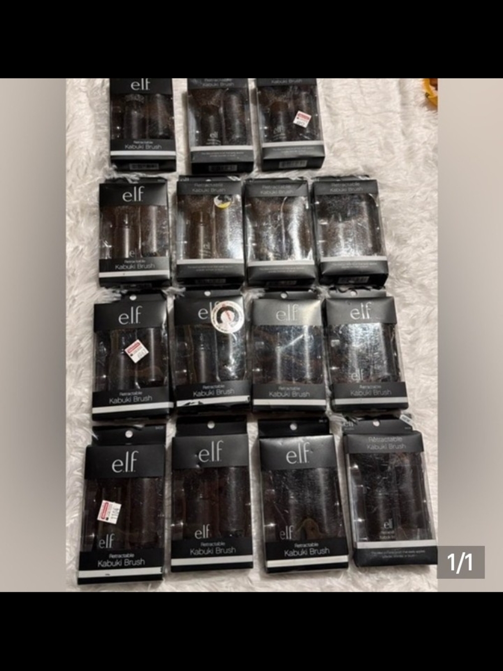 Reseller Bundle/Wholesale Lot of 15 e.l.f. Retractable Kabuki Makeup Brushes